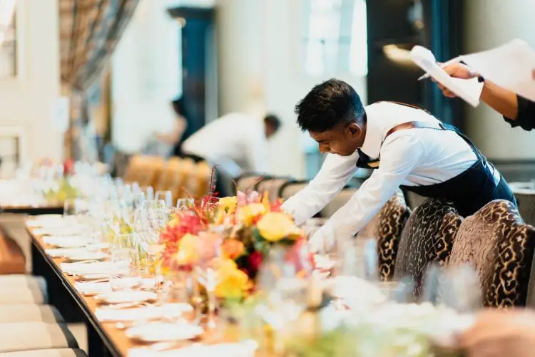 mise en place de la table