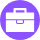 icone baggage violette