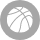 icone avec basketball grise