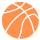 icone basketball orange