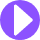 icone avec carret violete