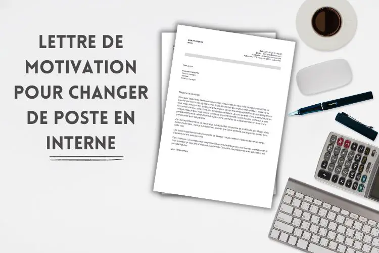 lettre de motivation changer poste interne