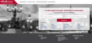 Page d'accueil de Click&Tour