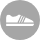 icone avec course à pied grise