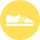icone avec course à pied jaune