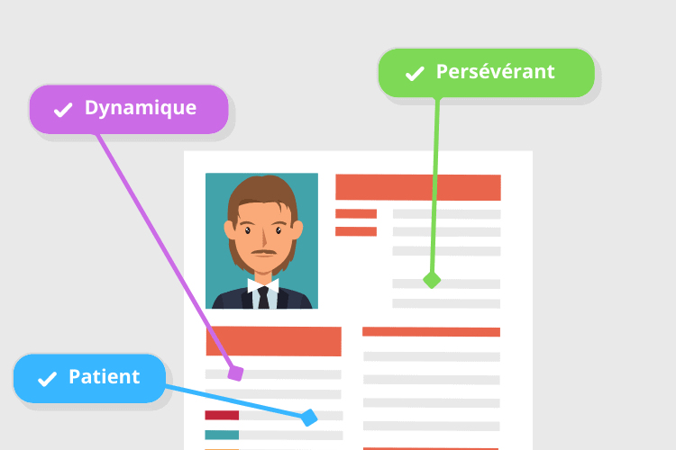 adjectifs pour cv