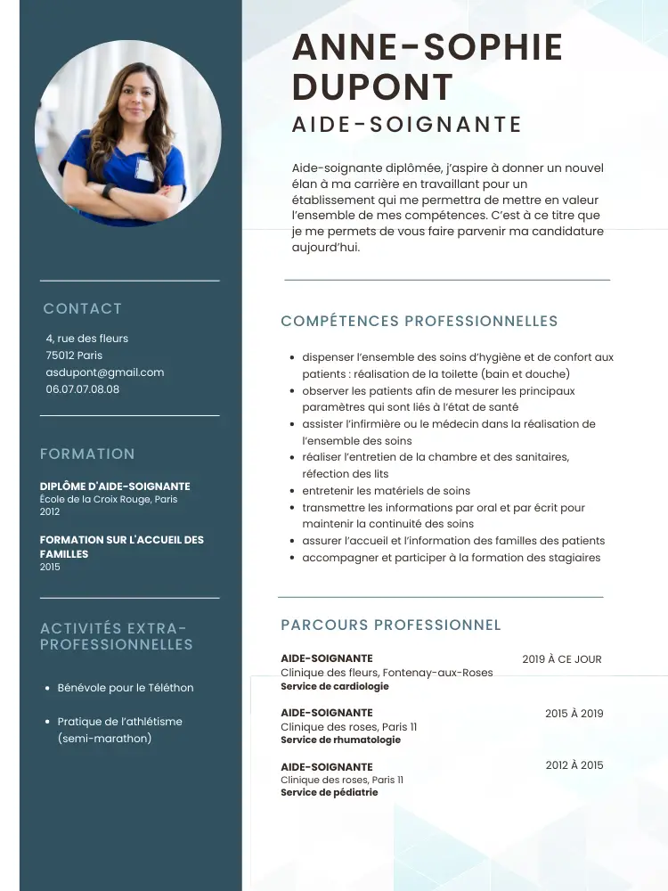 Réussir Son Cv D Aide Soignant