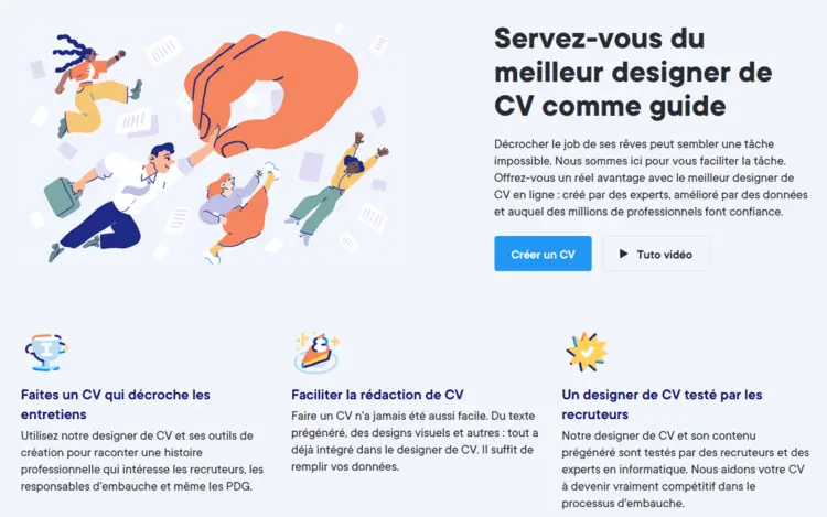 Les différentes qualités de CVapp