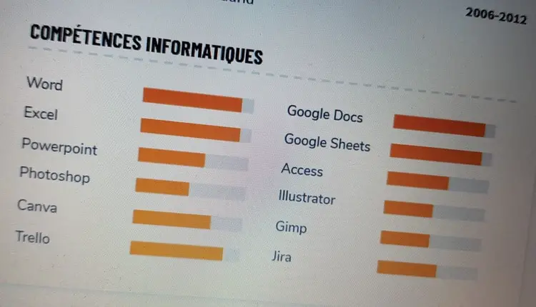 cv competences informatiques