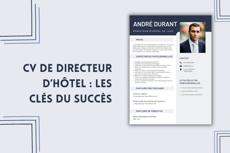 cv directeur hotel