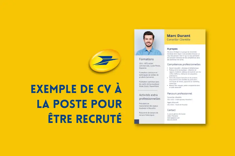 cv pour la poste