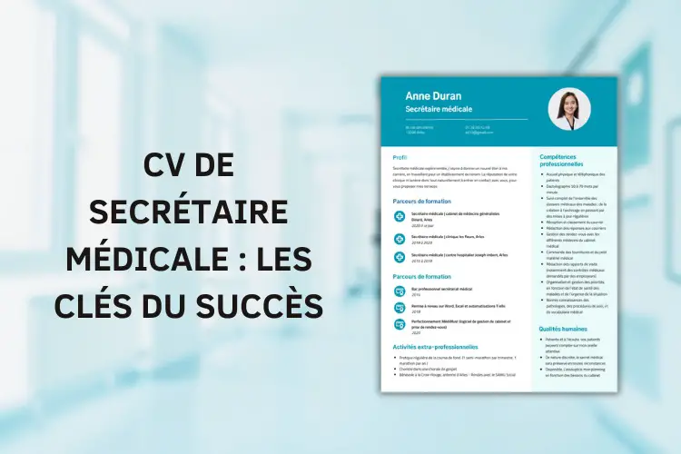 CV de secrétaire médicale