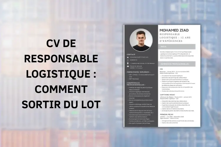 CV de Responsable Logistique