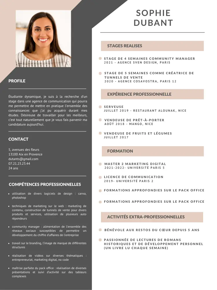 cv stage communication marketing