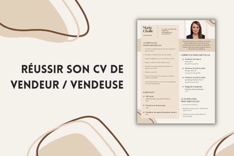 cv vendeuse