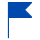 icone drapeau bleue marine 