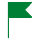 icone drapeau verte