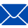 icone enveloppe bleue marine