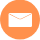 icone enveloppe orange