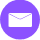 icone enveloppe violette