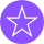 icone avec etoile violete vide