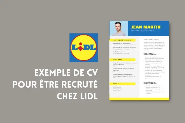 exemple cv lidl