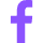 icone facebook violet