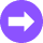 icone avec fleche violete grasse