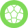 icone avec football verte claire
