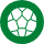 icone avec football verte