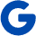 icone google bleue marine