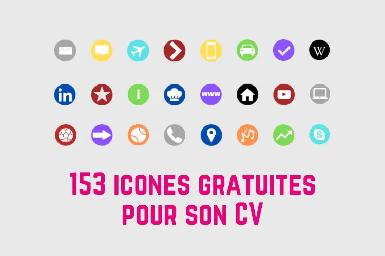 icones gratuites cv