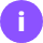 icone info violette