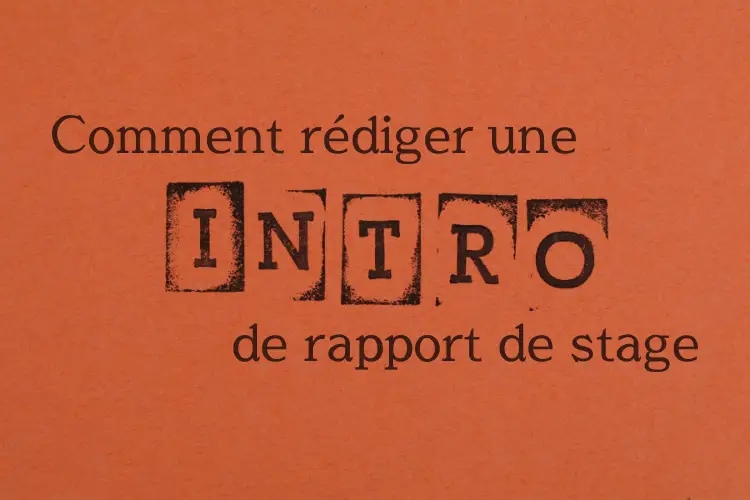 introduction rapport de stage