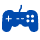 icone jeux videos bleu marine