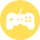 icone avec jeux videos jaune