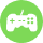 icone avec jeux videos verte claire