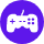 icone avec jeux videos violete