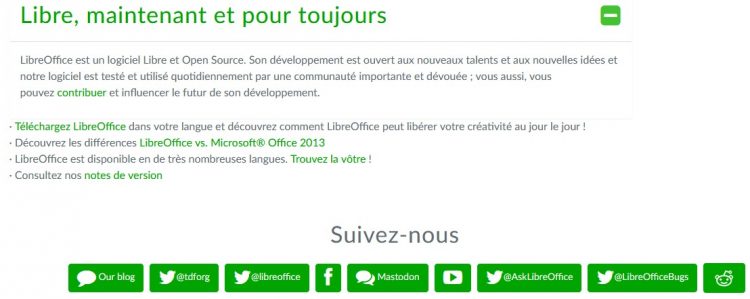 Gratuité de LibreOffice Writer