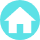 icone maison bleue