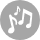 icone avec musique grise