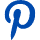 icone pinterest bleue marine