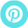 icone Pinterest bleue