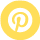 icone Pinterest jaune