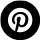 icone Pinterest noire