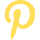icone pinterest jaune