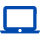 icone portable bleue foncée