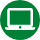 icone portable vert foncée