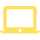 icone portable jaune