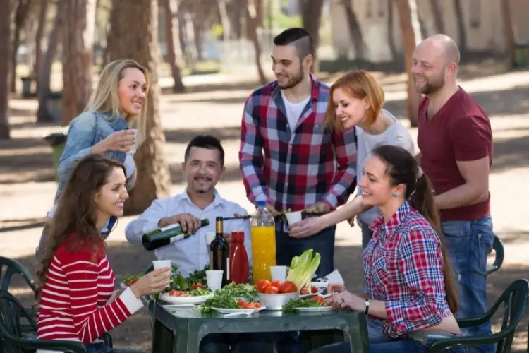 apéro dinatoire parc